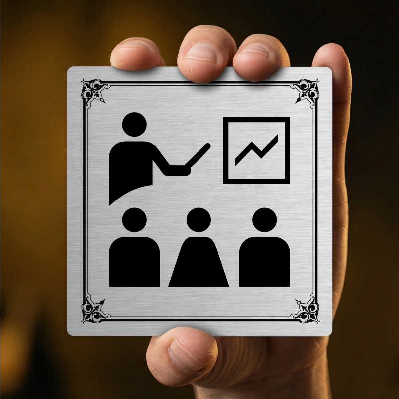 Školicí místnost, 100x100mm, pergamen, Nebraska